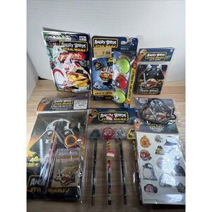 Angry Birds Star Wars Lot - Notepad, Pencils School Supplies Tattoo